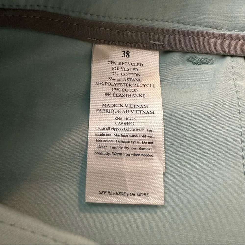Faherty All Day Belt Loop Shorts Mens Size 38 Light Blue